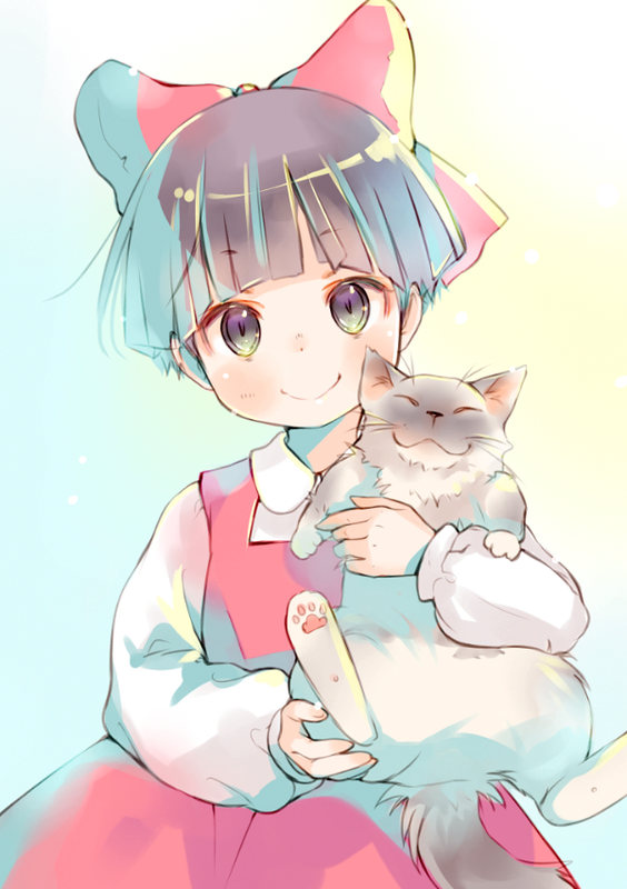 nekomusume_and_nekomusume_gegege_no_kitarou_drawn_by_kuga_tsuk