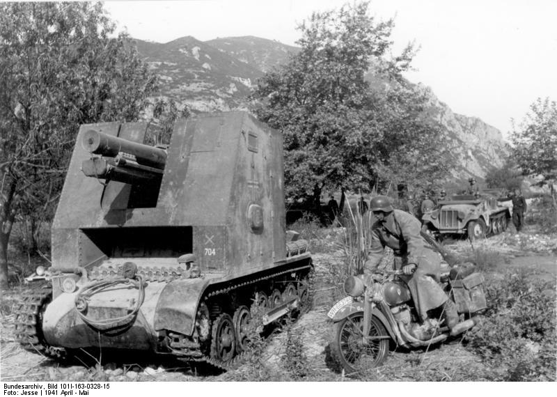 Sturmpanzer I Bison, Sd.Kfz.101 15cm sIG33Sf auf Panzerkampfwagen I Ausf B