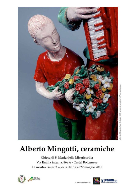 Le ceramiche di Alberto Mingotti in mostra dal 12 al 27 maggio a Castel Bolognese