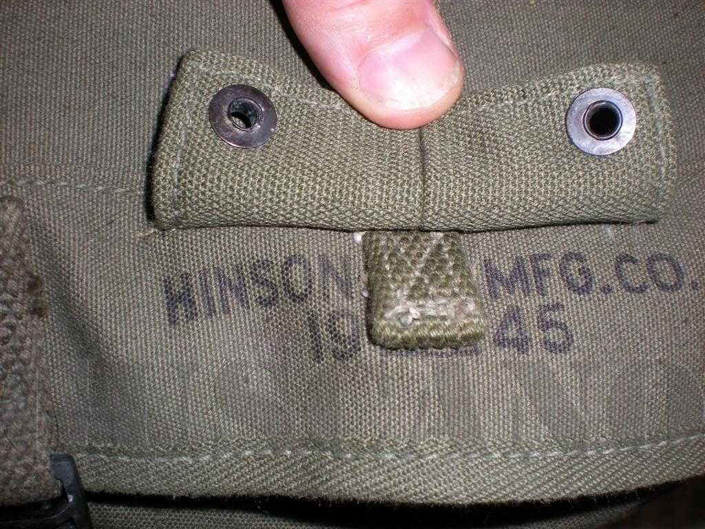 Detalle de la mochila M-1944
