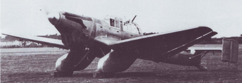 Primer prototipo V-1 del Junkers Ju-87 Stuka que se estrelló el 24 de enero de 1936